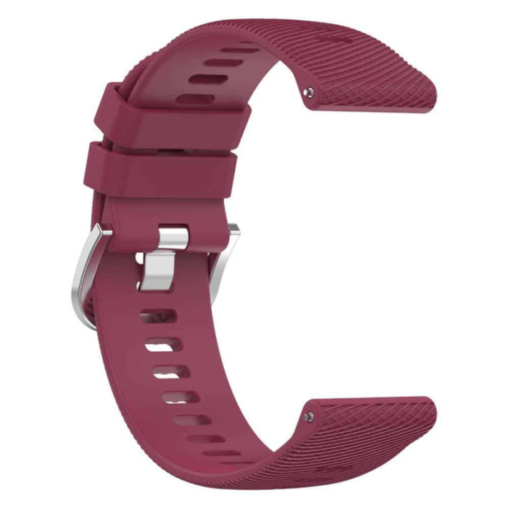 Pure klockarmband Samsung Galaxy Gear S3 Frontier - Vinröd