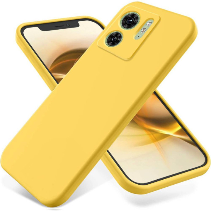 Liquid silicone case Motorola Edge 40 5G - Yellow