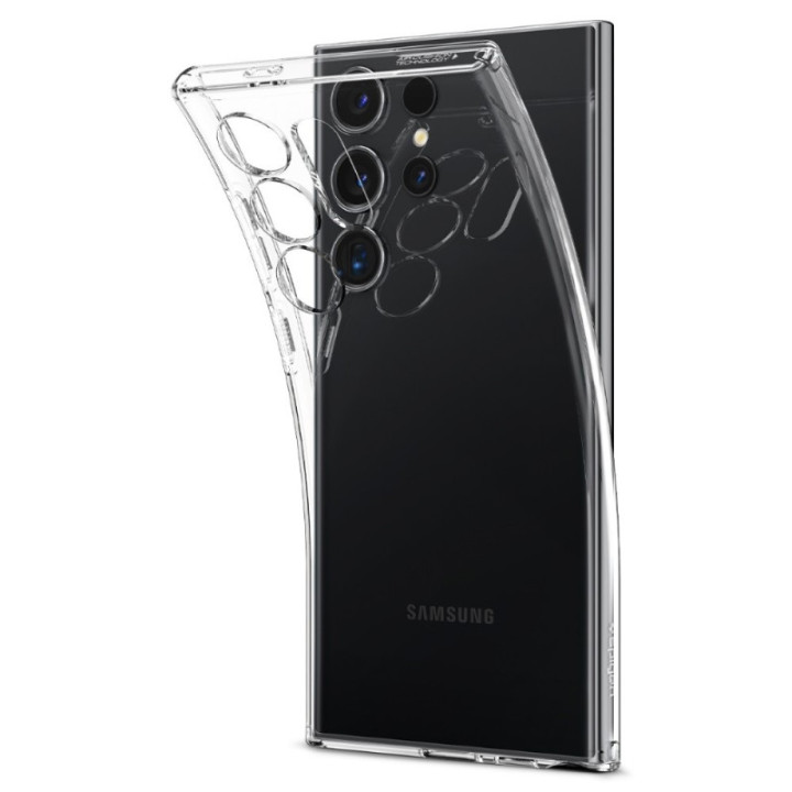 Spigen Liquid Crystal deksel Samsung Galaxy S24 Ultra - Crystal clear