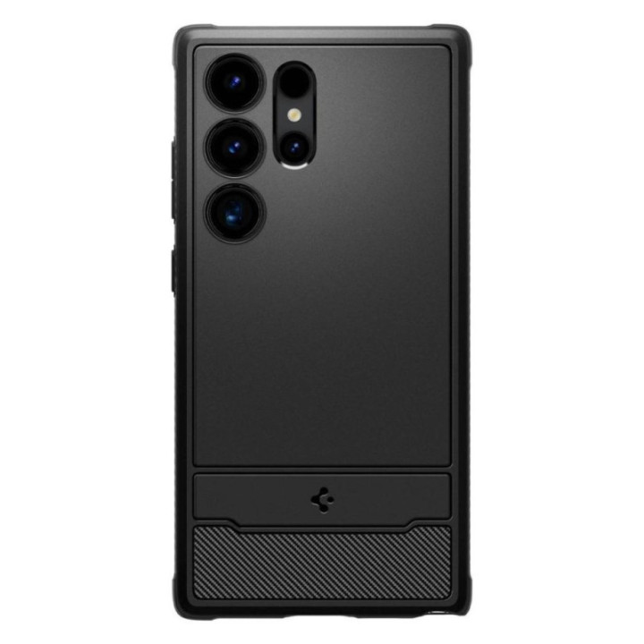 Spigen Rugged Armor handyhülle Samsung Galaxy S24 Ultra - Schwarz