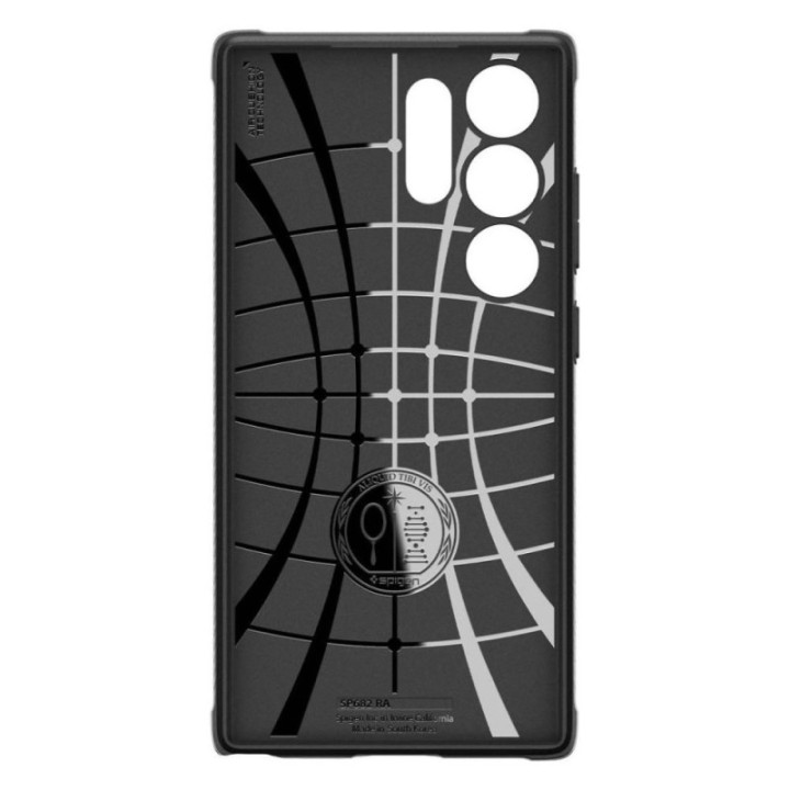 Spigen Rugged Armor handyhülle Samsung Galaxy S24 Ultra - Schwarz