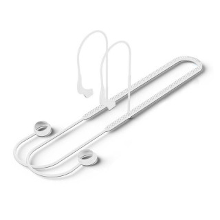 Silikoninauha silmälasien kiinnikkeellä Samsung Galaxy Buds 2 - Valkoinen