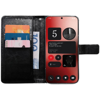 Lommebokdeksel 3-kort Nothing Phone 2a - Sort