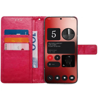 Lommebokdeksel 3-kort Nothing Phone 2a - Rosa
