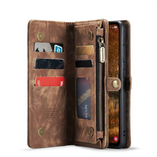 Multiplånbok CaseMe 11-kort Samsung Galaxy A35 - Brun