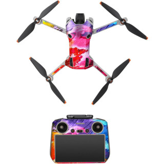 Sunnylife Sticker kit DJI Mini 4 Pro og DJI RC 2 - Wild colors