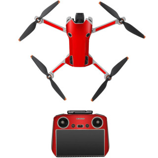 Sunnylife Sticker kit DJI Mini 4 Pro og DJI RC 2 - Bright red