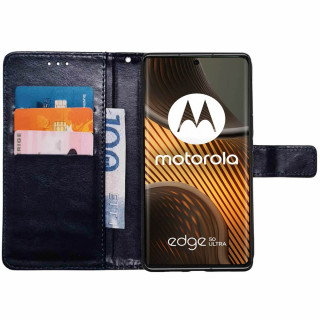 Lompakkokotelo 3-kortti Motorola Edge 50 Ultra - Tummansininen