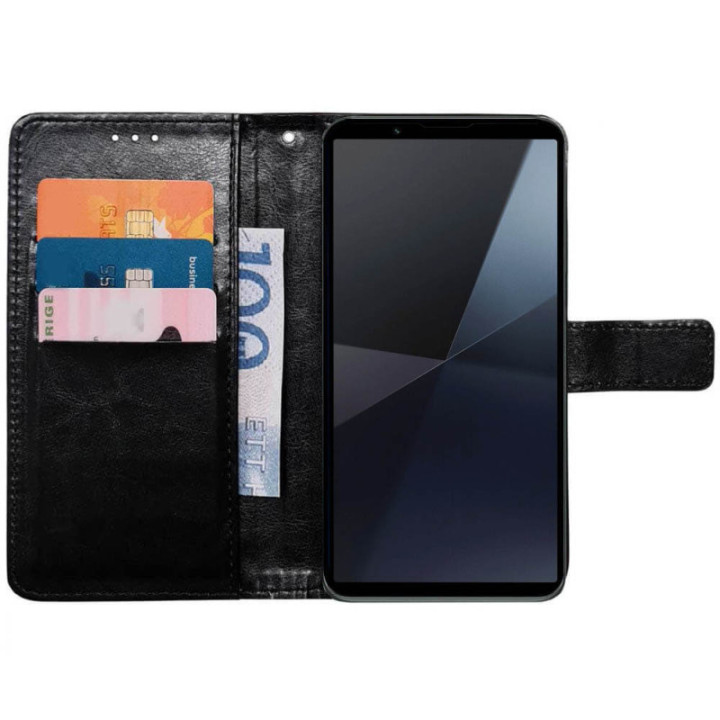 Wallet cover 3-kort Sony Xperia 10 VI - Sort