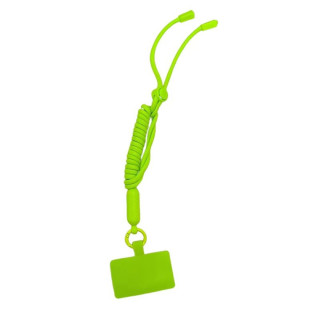 Phone Neckstrap 5mm with attachment plate - Lime