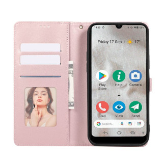 Blush mobilfodral 3-kort Doro 8110 - Blush Pink
