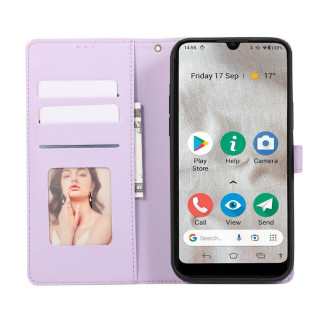 Blush mobilfodral 3-kort Doro 8100 - Lavender Mist