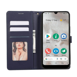Mobile case 3-card Doro 8100 - Navy