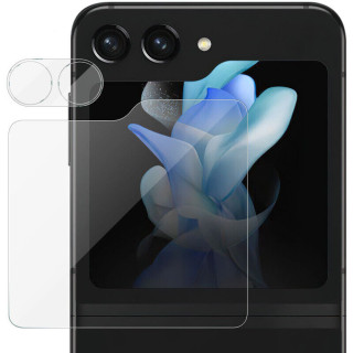 Herdet glass 2i1 Samsung Galaxy Z Flip 6 - Gjennomsiktig