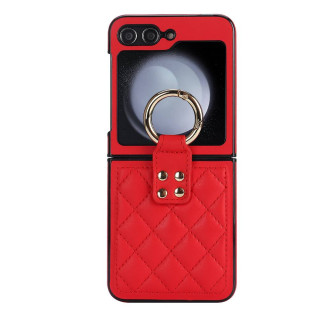 Rhombus Ring hülle Samsung Galaxy Z Flip 6 - Rot