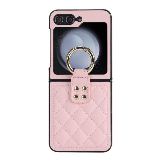 Rhombus Ring skal Samsung Galaxy Z Flip 6 - Ljusrosa