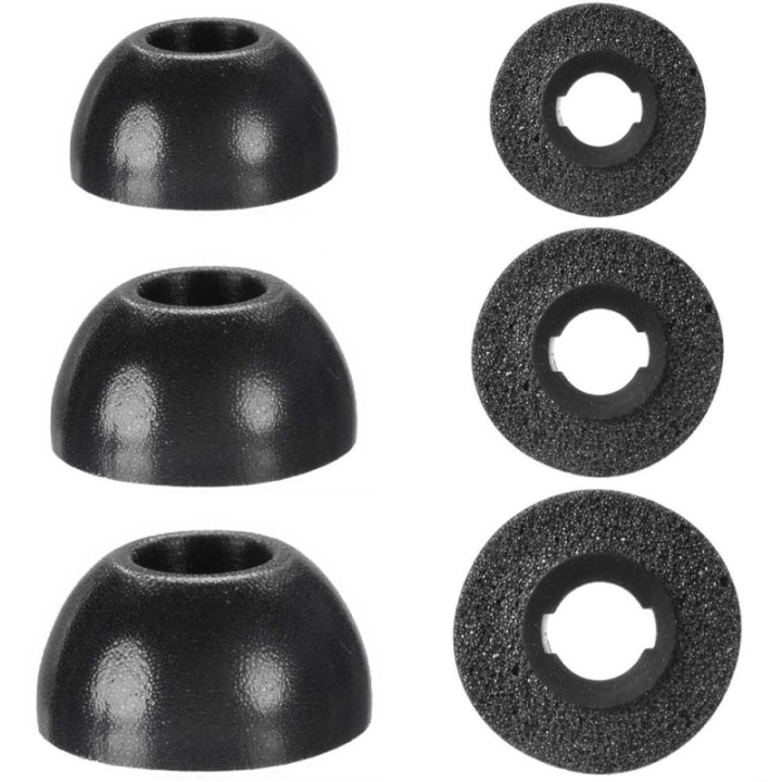 Ear Cushions Foam 6-pack Samsung Galaxy Buds FE - Black