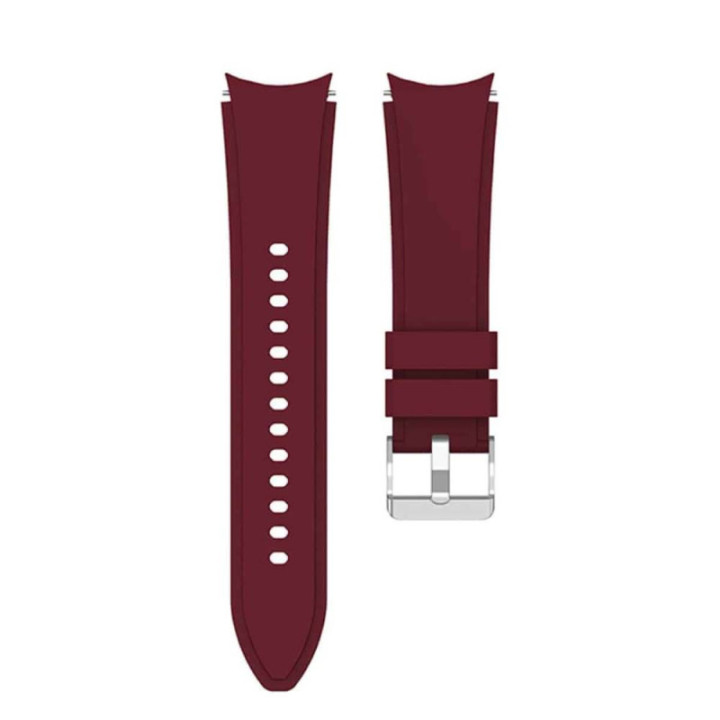 Silikone urrem No-Gap Samsung Galaxy Watch 7 (40mm) - Wine