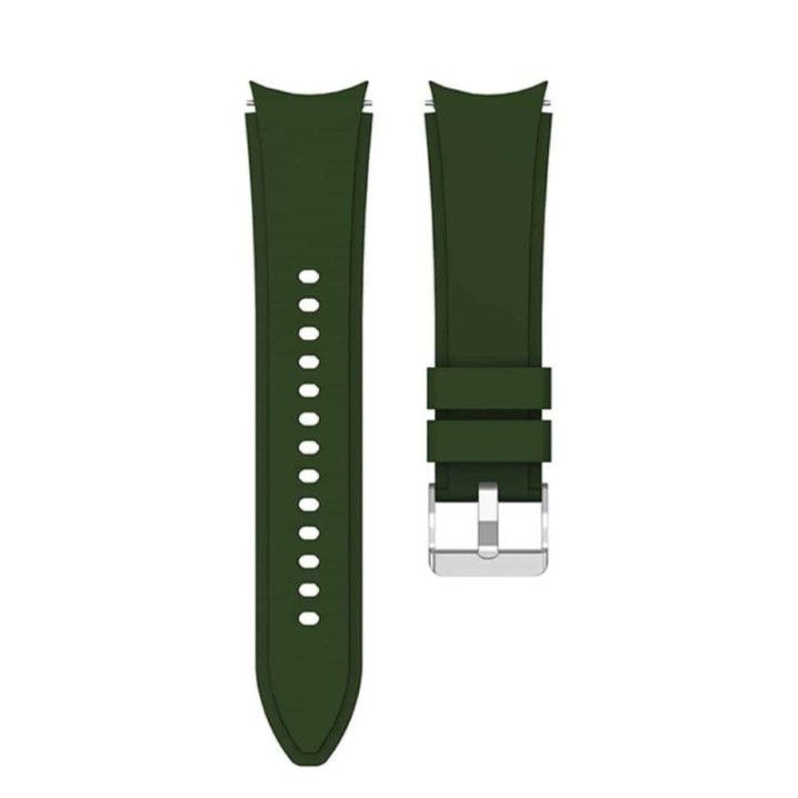 Silikone urrem No-Gap Samsung Galaxy Watch 7 (40mm) - Army