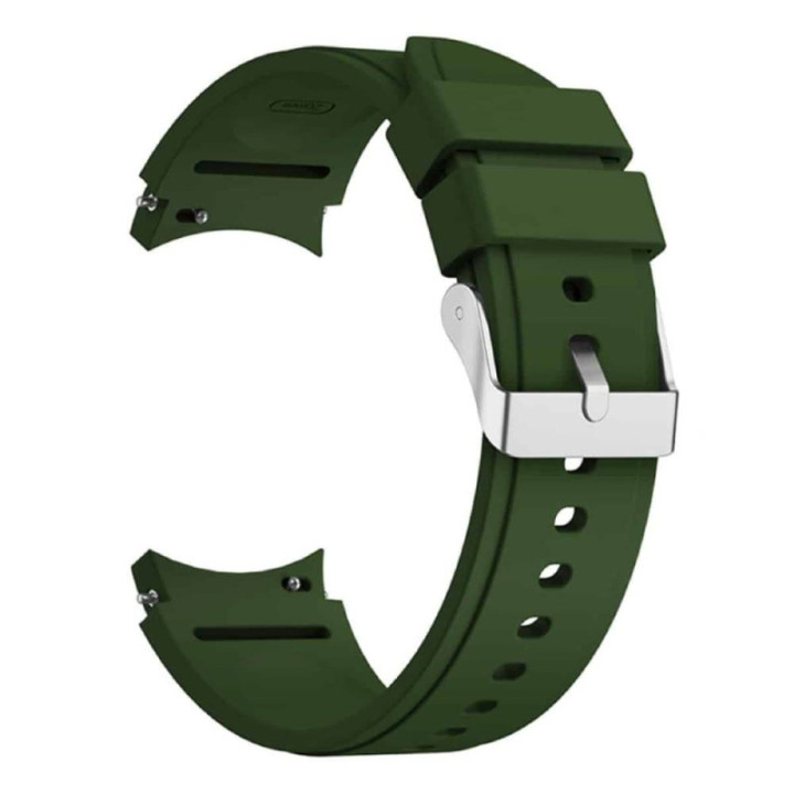 Silikoni kellon ranneke No-Gap Samsung Galaxy Watch 7 (40mm) - Army