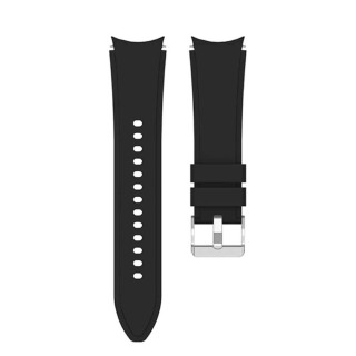 Silikon Uhrarmband No-Gap Samsung Galaxy Watch 7 (40mm) - Schwarz