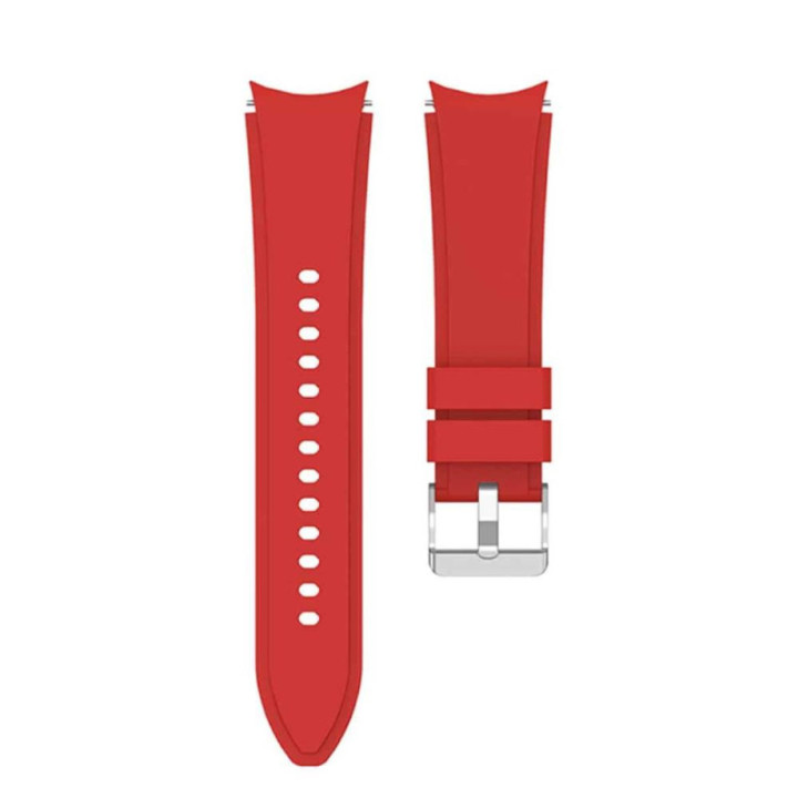 Silikoni kellon ranneke No-Gap Samsung Galaxy Watch 7 (40mm) - Punainen