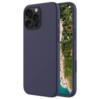 Liquid silicone case Apple iPhone 16 Pro - Midnight Blue