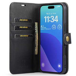 Wallet DG-Ming 2i1 Apple iPhone 16 Pro - Sort