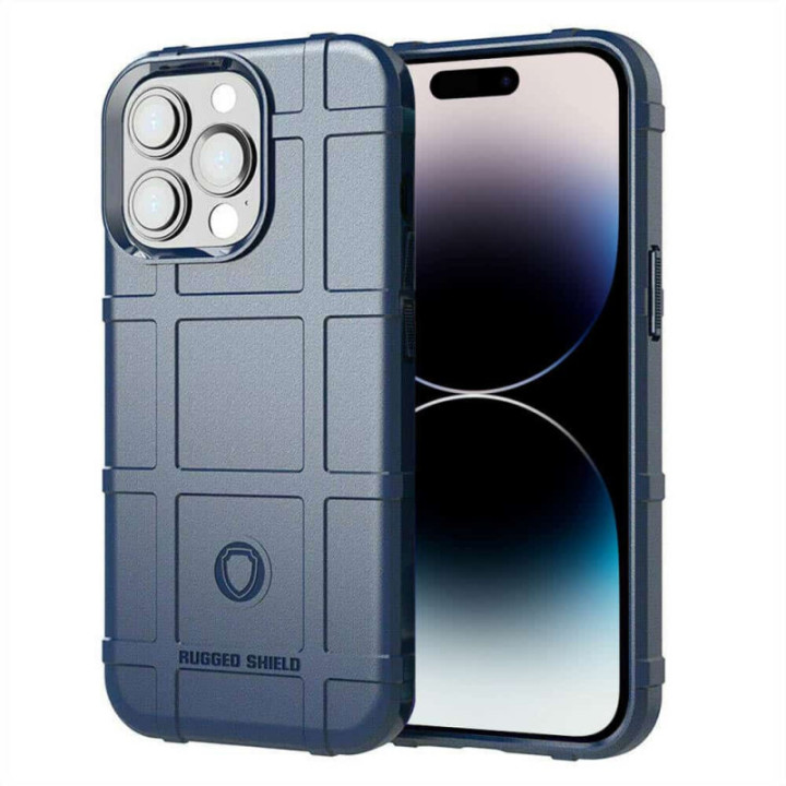 Rugged Shield cover Apple iPhone 16 Pro - Blå