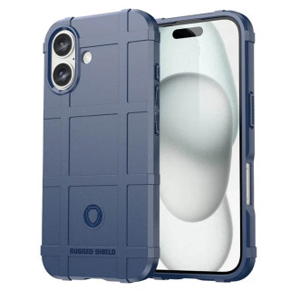 Rugged Shield deksel Apple iPhone 16 - Blå