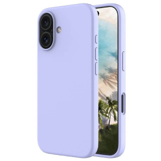 Liquid silikon deksel Apple iPhone 16 Plus - Pale Purple