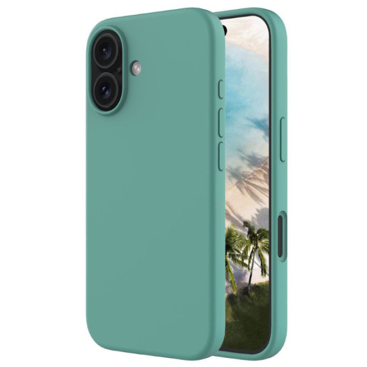 Liquid Silikonhülle Apple iPhone 16 - Pine Green