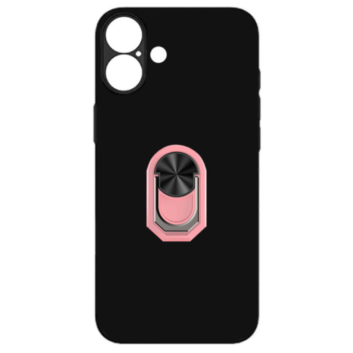TPU Ringhülle Apple iPhone 16 - Rosa