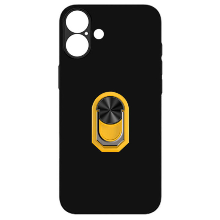 TPU Ringhülle Apple iPhone 16 Plus - Gelb
