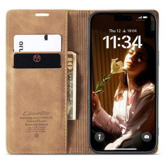 CaseMe FlipCase 013 Apple iPhone 16 - Brun