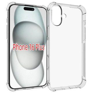 Iskunkestävä silikonikuori Apple iPhone 16 Plus