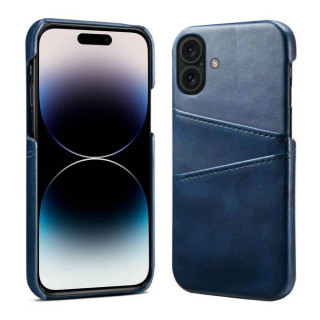 Retro Case with Cardslots Apple iPhone 16 Plus - Blue