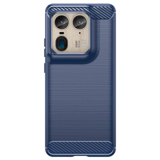 Brushed silicone case Motorola Edge 50 Ultra - Blue