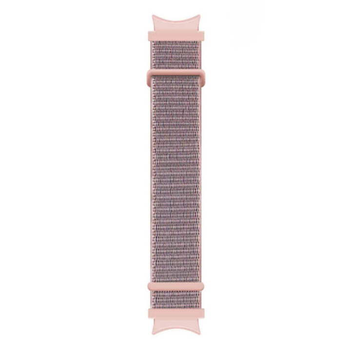 Nylon klokkereim No-Gap Samsung Galaxy Watch 7 (44mm) - Pink Sand