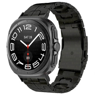 Titan No-Gap Uhrarmband Samsung Galaxy Watch Ultra (47mm) - Schwarz