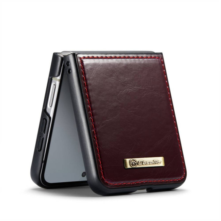 CaseMe puhelimenkotelo 003 Samsung Galaxy Z Flip 6 - Viininpunainen
