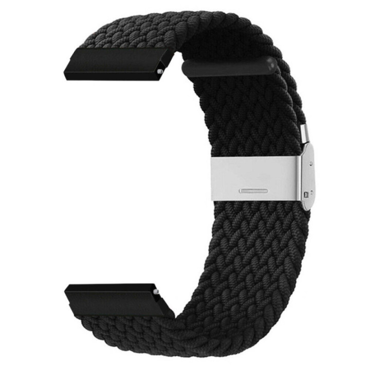 Geflochtenes Elastisches Armband Garmin Forerunner 265 - schwarz