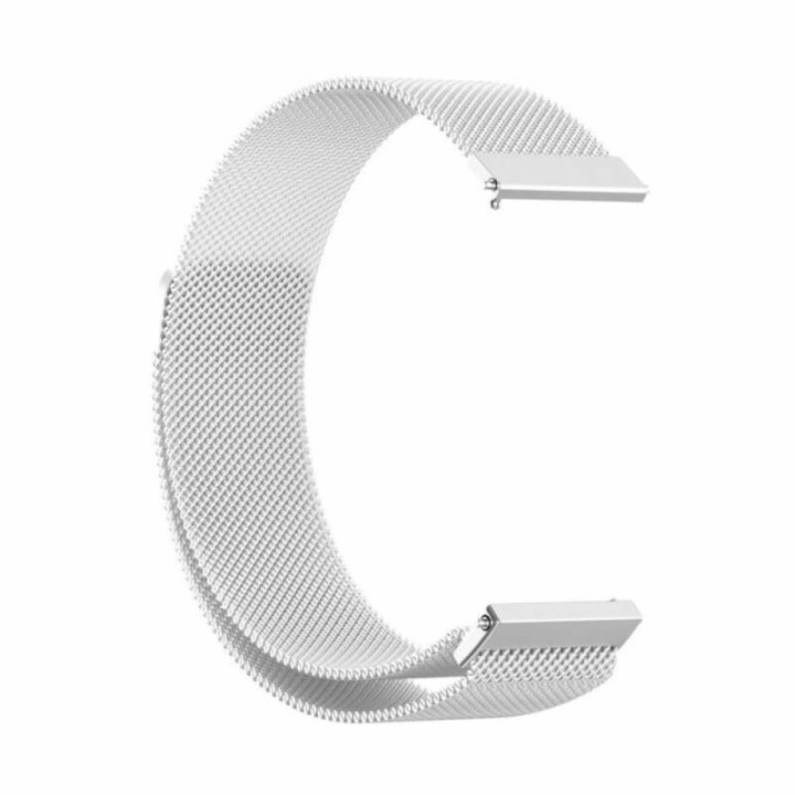 Mailänder Uhrarmband Garmin VivoActive 4 - Silber