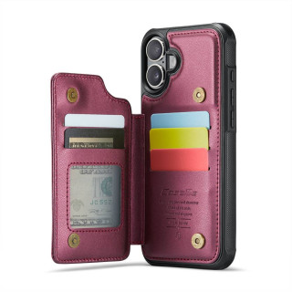 CaseMe mobilfodral C22 Apple iPhone 16 - Vinröd