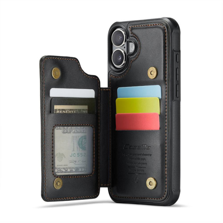 CaseMe puhelimenkotelo C22 Apple iPhone 16 Plus - Musta