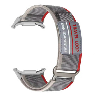 Travel Loop watchband Samsung Galaxy Watch Ultra (47mm) - Red Grey