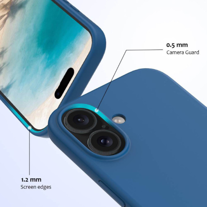 Liquid Silikonhülle Apple iPhone 16 - Cobolt Blue