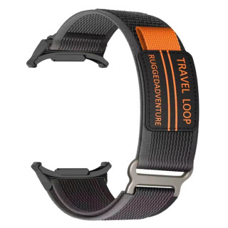 Travel Loop BK watchband Samsung Galaxy Watch Ultra (47mm) - Blackroom grey