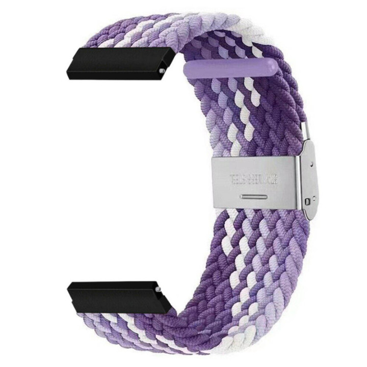 Flettet elastisk urrem Suunto Race S 45mm - Gradientpurple