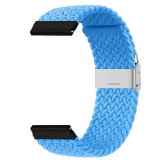Braided elastic watchband Suunto Race S 45mm - Skyblue